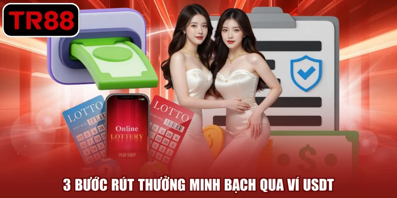 3 bước rút thưởng minh bạch qua ví USDT