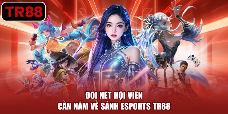 Đôi nét hội viên cần nắm về sảnh Esports TR88