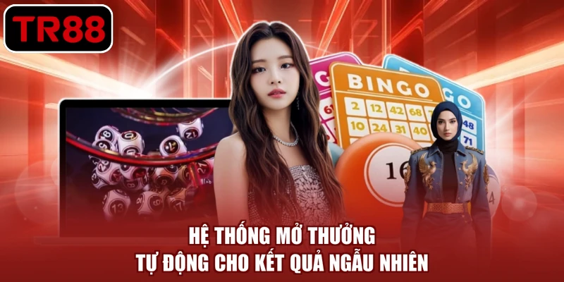 Hệ thống mở thưởng tự động cho kết quả ngẫu nhiên