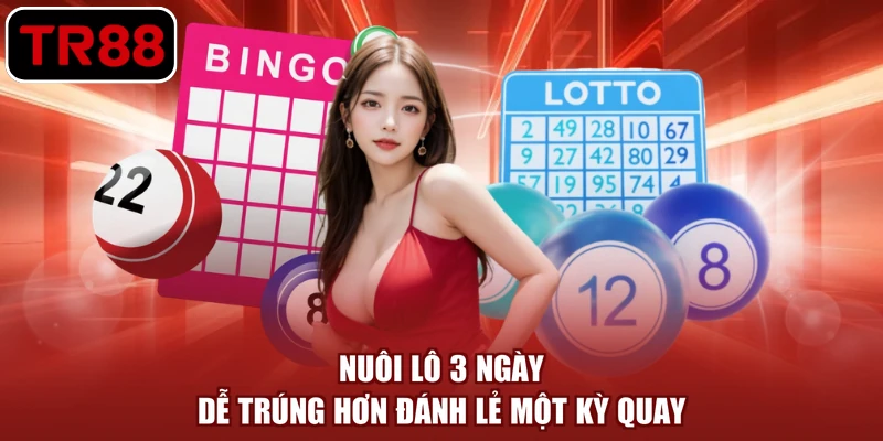 Nuôi lô 3 ngày dễ trúng hơn đánh lẻ một kỳ quay