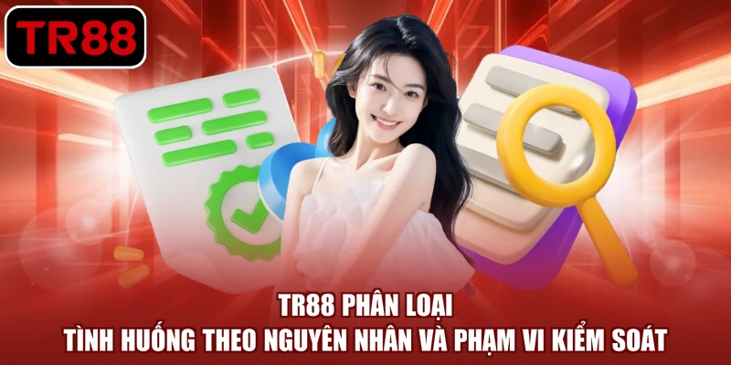 TR88 phân loại tình huống theo nguyên nhân và phạm vi kiểm soát