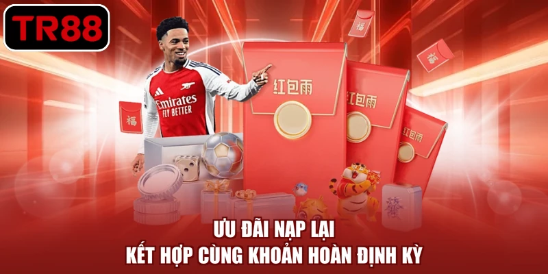 Ưu đãi nạp lại kết hợp cùng khoản hoàn định kỳ